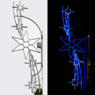 Ornament stâlp "Cometă"