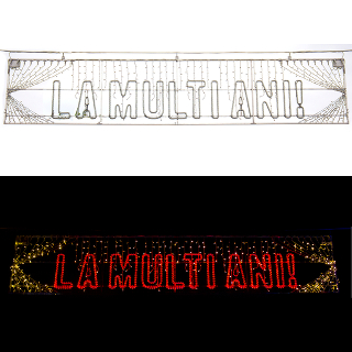Ornament orizontal "La mulţi ani"